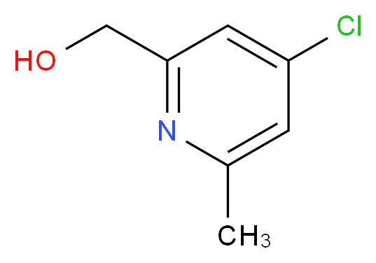 (4-Chloro-6-methylpyridin-2-yl)methanol_Molecular_structure_CAS_98280-32-1)