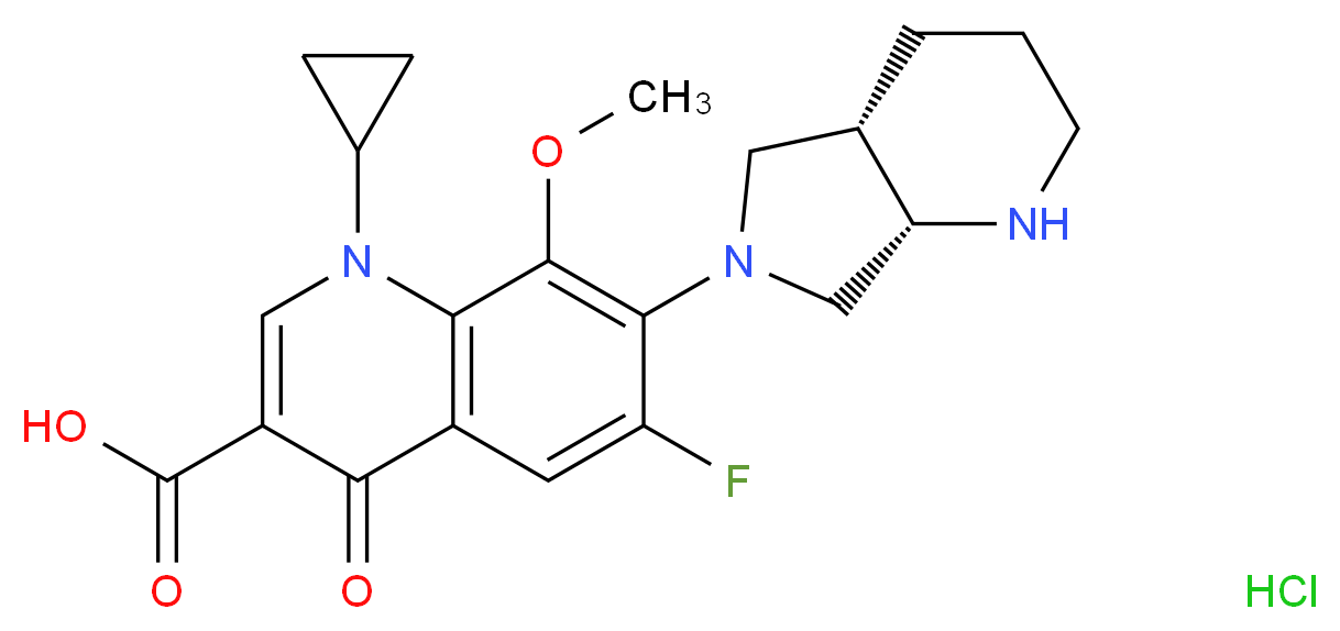 Moxifloxacin hydrochloride_Molecular_structure_CAS_186826-86-8)