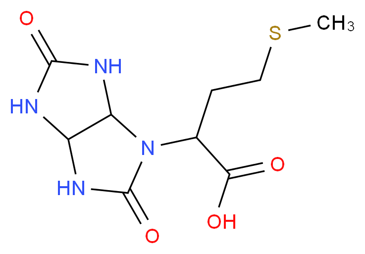 2-(2,5-Dioxo-hexahydro-imidazo[4,5-d]imidazol-1-yl)-4-methylsulfanyl-butyric acid_Molecular_structure_CAS_)