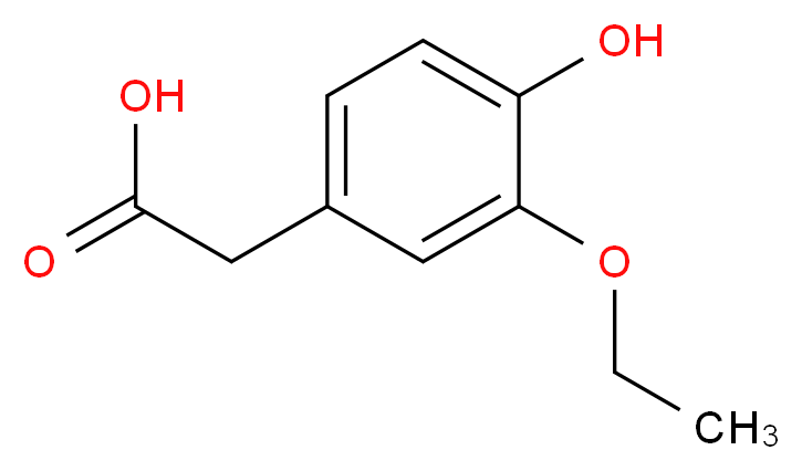 3-Ethoxy-4-hydroxyphenylacetic acid_Molecular_structure_CAS_80018-50-4)