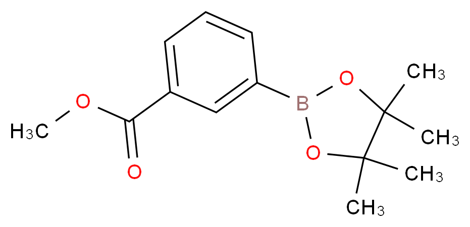 3-(Methoxycarbonyl)benzeneboronic acid, pinacol ester_Molecular_structure_CAS_480425-35-2)