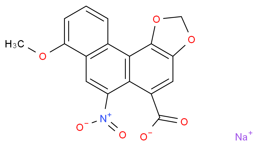 Aristolochic acid I sodium salt_Molecular_structure_CAS_10190-99-5)