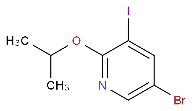 5-Bromo-3-iodo-2-isopropoxy-pyridine_Molecular_structure_CAS_848243-21-0)