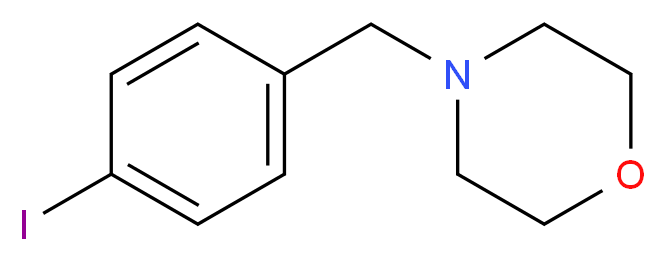 4-(4-Iodobenzyl)morpholine_Molecular_structure_CAS_)