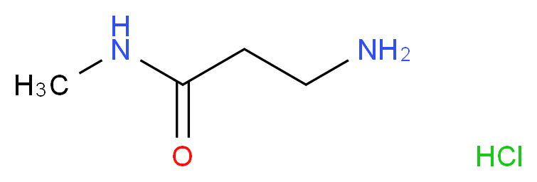 3-Amino-N-methylpropanamide hydrochloride_Molecular_structure_CAS_51739-61-8)