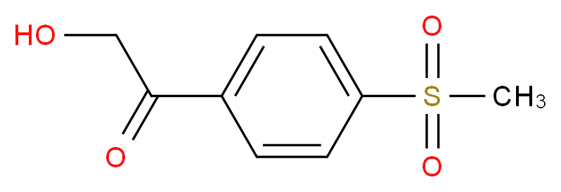 2-Hydroxy-4'-(methylsulphonyl)acetophenone_Molecular_structure_CAS_197240-27-0)