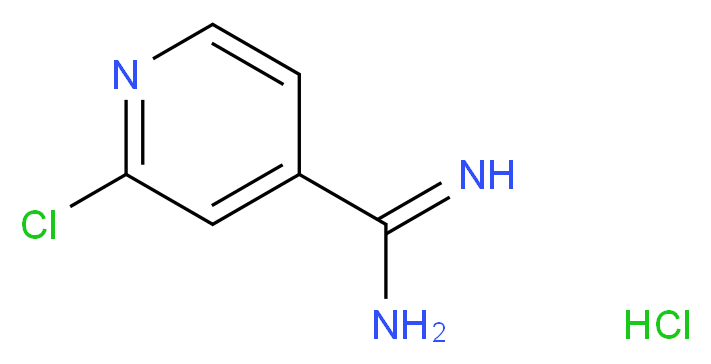 2-chloropyridine-4-carboximidamide hydrochloride_Molecular_structure_CAS_)