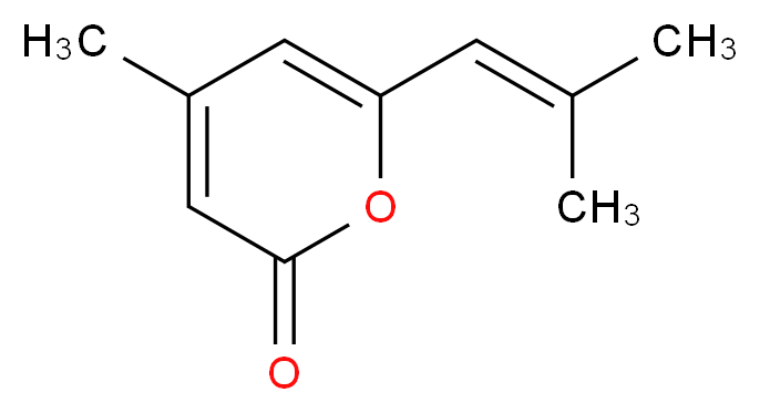 4-Methyl-6-(2-methyl-1-propen-1-yl)-2H-pyran-2-one_Molecular_structure_CAS_4394-72-3)