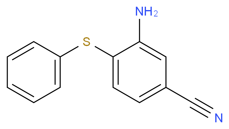 3-Amino-4-(phenylsulfanyl)benzenecarbonitrile_Molecular_structure_CAS_)