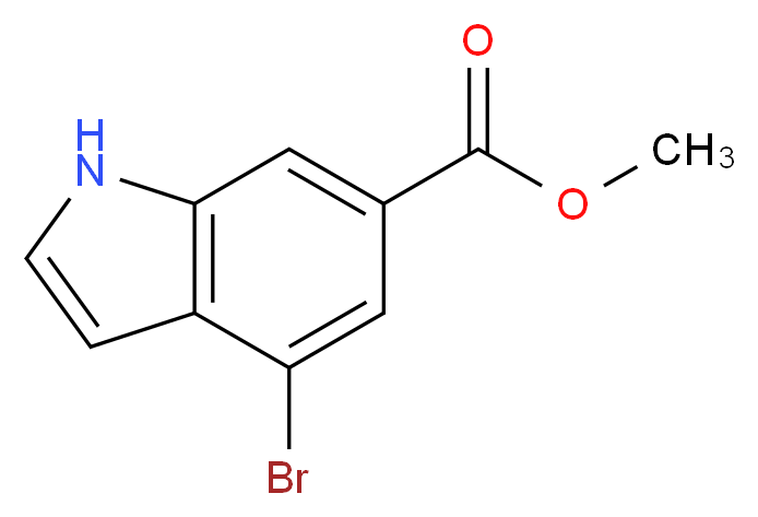 Methyl 4-bromo-1H-indole-6-carboxylate_Molecular_structure_CAS_882679-96-1)