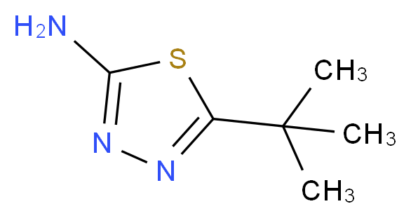5-(tert-butyl)-1,3,4-thiadiazol-2-amine_Molecular_structure_CAS_)
