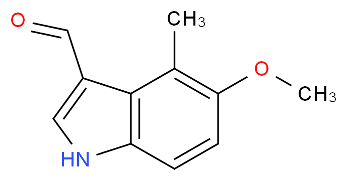 5-Methoxy-4-methylindole-3-carboxaldehyde_Molecular_structure_CAS_932710-64-0)