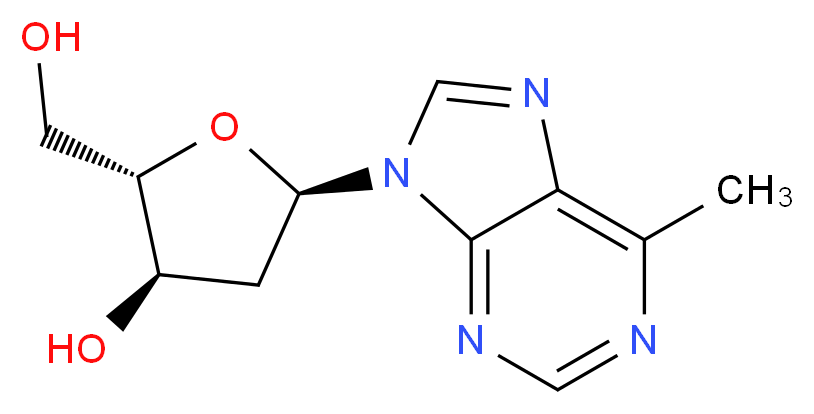 9-(2-Deoxy-Beta-D-Ribofuranosyl)-6-Methylpurine_Molecular_structure_CAS_)