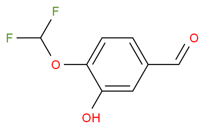 4-(Difluoromethoxy)-3-hydroxybenzaldehyde_Molecular_structure_CAS_151103-08-1)