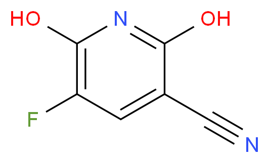 3-Cyano-2,6-dihydroxy-5-fluoropyridine_Molecular_structure_CAS_113237-18-6)