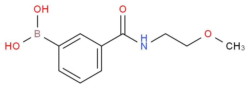 3-(2-METHOXYETHYLAMINOCARBONYL)BENZENEBORONIC ACID_Molecular_structure_CAS_850567-33-8)