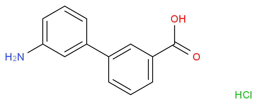 3'-Amino-[1,1'-biphenyl]-3-carboxylic acid hydrochloride_Molecular_structure_CAS_)