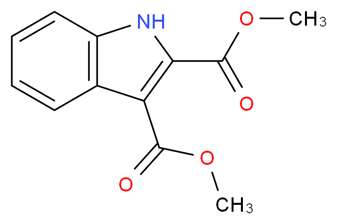 Dimethyl 1H-indole-2,3-dicarboxylate_Molecular_structure_CAS_54781-93-0)