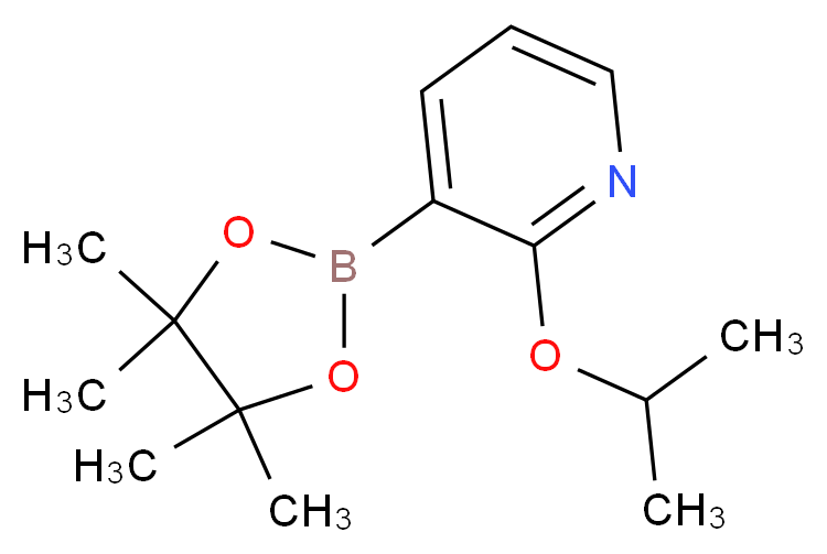 2-Isopropoxy-3-(4,4,5,5-tetramethyl-[1,3,2]dioxaborolan-2-yl)-pyridine_Molecular_structure_CAS_848243-25-4)