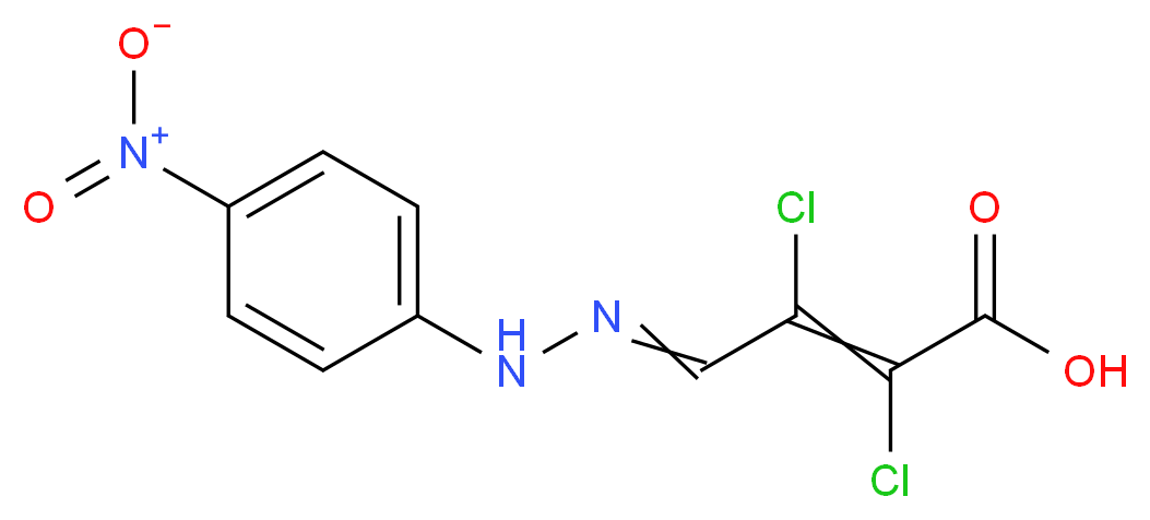 2,3-dichloro-4-[2-(4-nitrophenyl)hydrazono]but-2-enoic acid_Molecular_structure_CAS_)