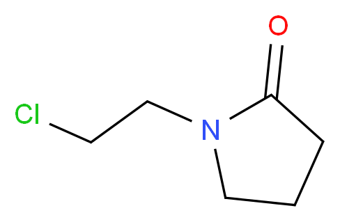 1-(2-chloroethyl)pyrrolidin-2-one_Molecular_structure_CAS_)