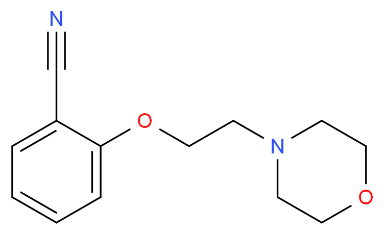 2-(2-morpholin-4-ylethoxy)benzonitrile_Molecular_structure_CAS_540753-12-6)