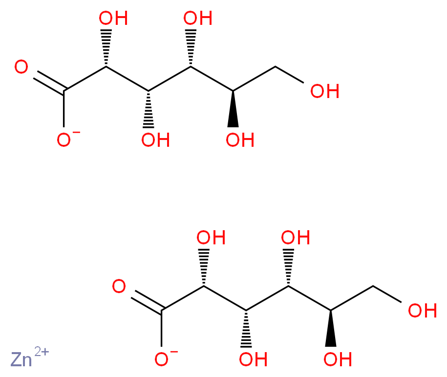 Zinc gluconate hydrate_Molecular_structure_CAS_4468-02-4)