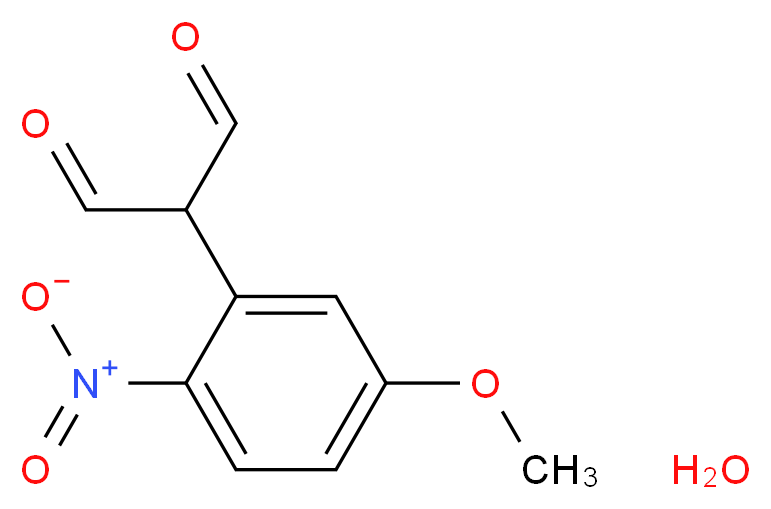 2-(5-Methoxy-2-nitrophenyl)malondialdehyde monohydrate_Molecular_structure_CAS_)