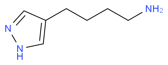 4-(1H-pyrazol-4-yl)butan-1-amine_Molecular_structure_CAS_)