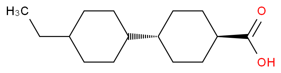 trans-4'-Ethyl-(1,1'-bicyclohexyl)-4-carboxylic acid_Molecular_structure_CAS_84976-67-0)