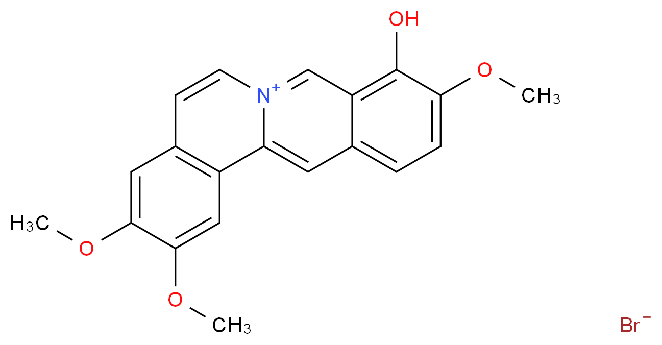 Dehydro Palmatrubine Bromide_Molecular_structure_CAS_57721-71-8)