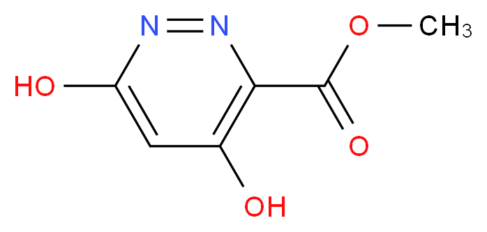 METHYL 4,6-DIHYDROXYPYRIDAZINE-3-CARBOXYLATE_Molecular_structure_CAS_372118-00-8)