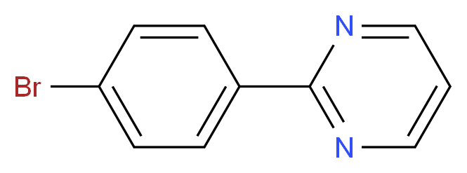2-(4-Bromophenyl)pyrimidine 97%_Molecular_structure_CAS_)