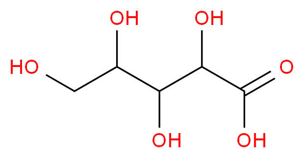 ARABONIC ACID, K SALT_Molecular_structure_CAS_)
