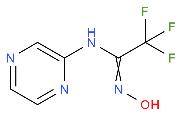 2,2,2-TRIFLUORO-N'-HYDROXY-N-PYRAZIN-2-YLETHANIMIDAMIDE_Molecular_structure_CAS_681249-55-8)