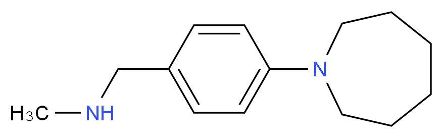 N-(4-Azepan-1-ylbenzyl)-N-methylamine_Molecular_structure_CAS_)