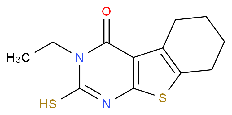 3-Ethyl-2-mercapto-5,6,7,8-tetrahydro-3H-benzo[4,5]thieno[2,3-d]pyrimidin-4-one_Molecular_structure_CAS_59898-66-7)