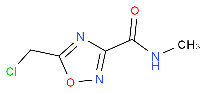 5-(chloromethyl)-N-methyl-1,2,4-oxadiazole-3-carboxamide_Molecular_structure_CAS_1158736-05-0)