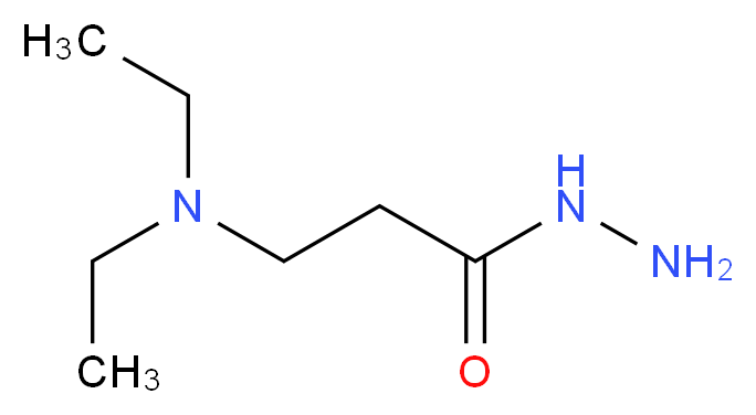 3-(Diethylamino)propanohydrazide_Molecular_structure_CAS_83742-04-5)