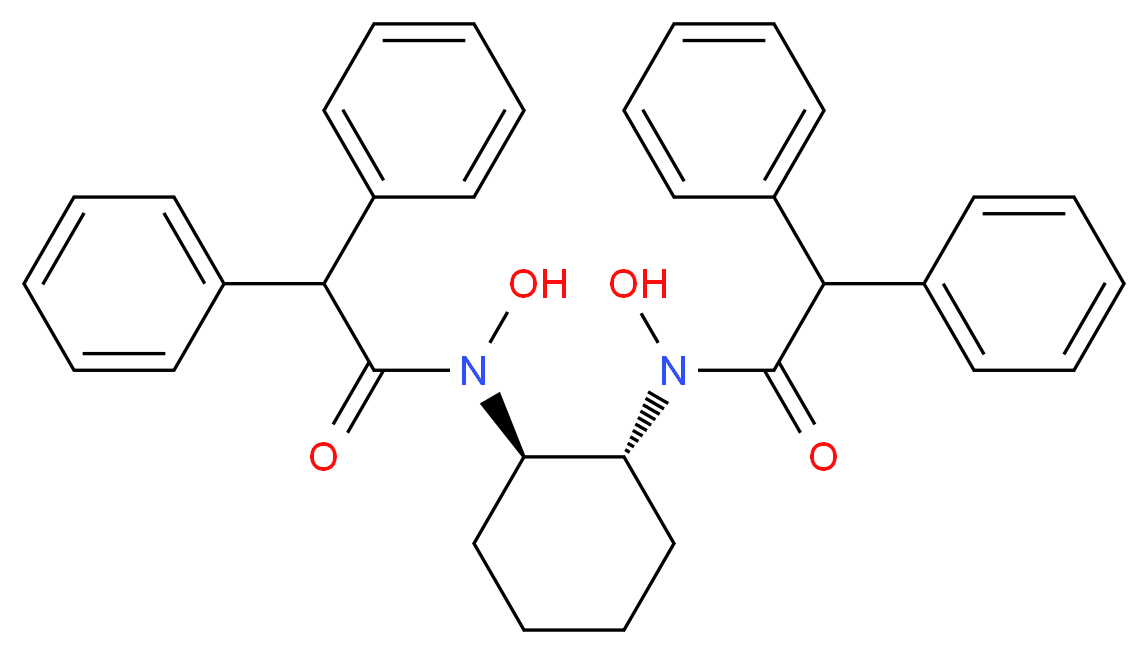 (1R,2R)-N,N′-Dihydroxy-N,N′-bis(diphenylacetyl)-1,2-cyclohexanediamine_Molecular_structure_CAS_860036-16-4)