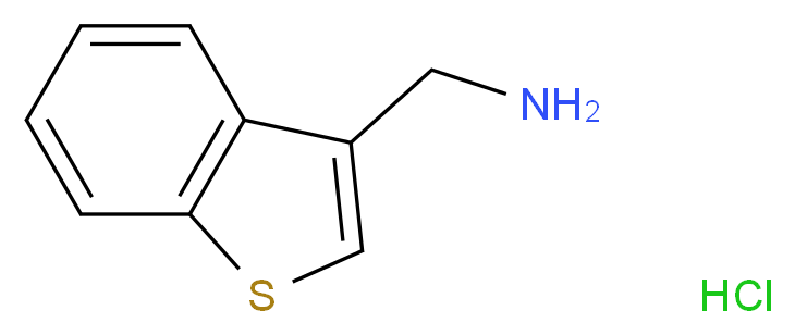 Benzo[b]thiophen-3-ylmethylamine hydrochloride_Molecular_structure_CAS_55810-74-7)