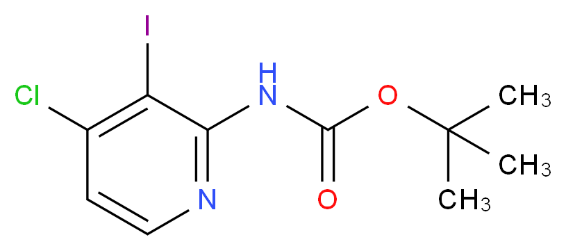 2-Boc-Amino-3-iodo-4-chloropyridine_Molecular_structure_CAS_868733-96-4)
