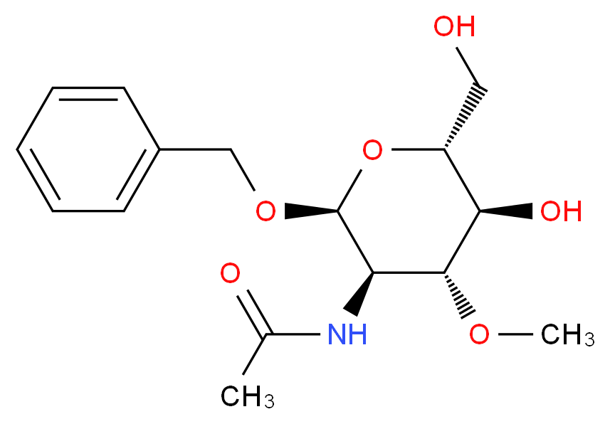 Benzyl 2-Acetamido-3-O-methyl-α-D-glucopyranoside_Molecular_structure_CAS_93215-41-9)