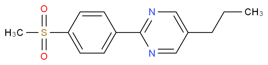 2-[4-(methylsulfonyl)phenyl]-5-propylpyrimidine_Molecular_structure_CAS_)