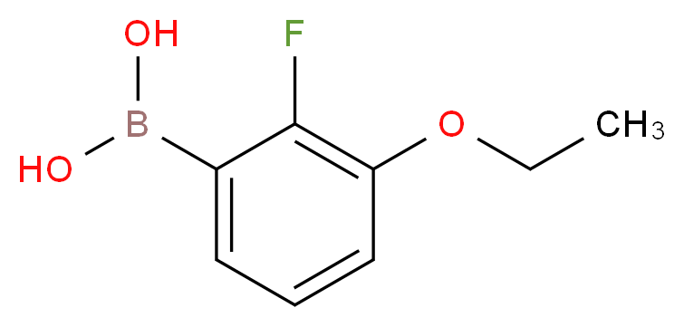 3-Ethoxy-2-fluorophenylboronic acid_Molecular_structure_CAS_855230-61-4)