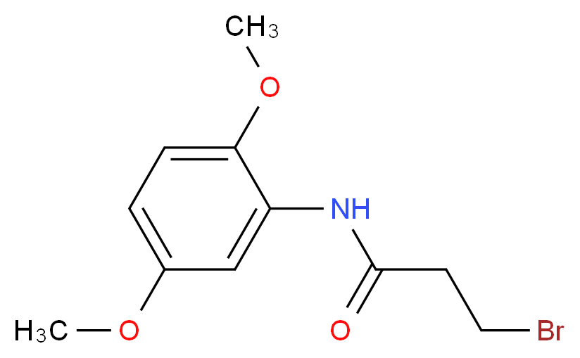 N1-(2,5-dimethoxyphenyl)-3-bromopropanamide_Molecular_structure_CAS_)