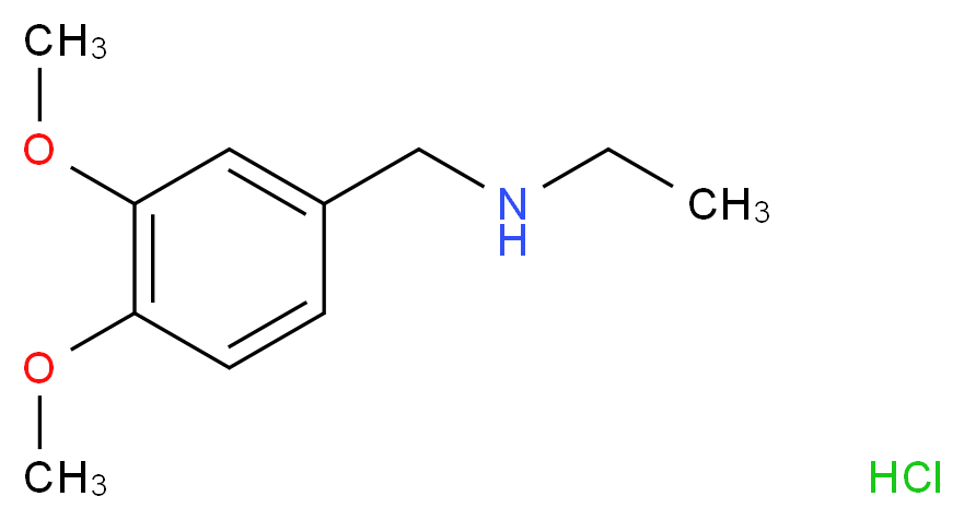 N-(3,4-dimethoxybenzyl)-N-ethylamine hydrochloride_Molecular_structure_CAS_40171-95-7)