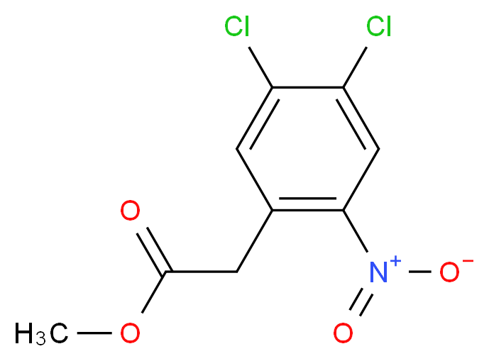 Methyl 2-(4,5-dichloro-2-nitrophenyl)acetate_Molecular_structure_CAS_286949-63-1)