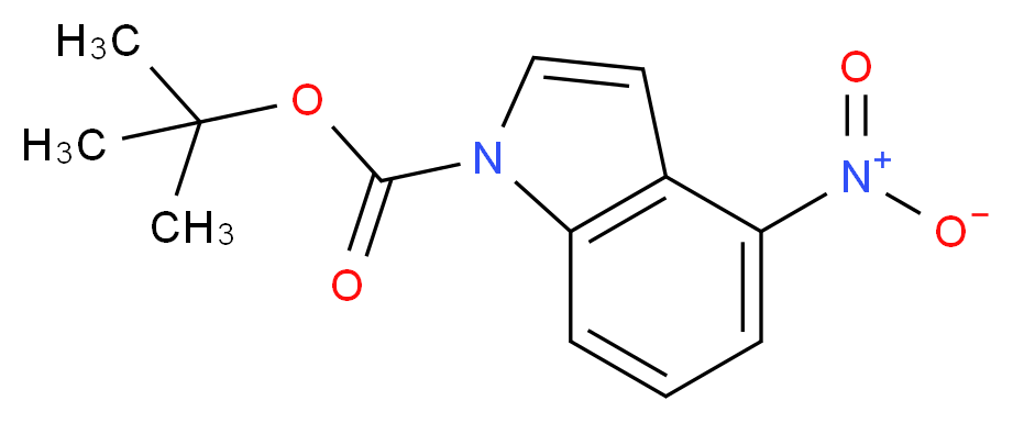 4-Nitroindole, N-BOC protected 97%_Molecular_structure_CAS_913836-24-5)