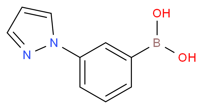 [3-(1H-Pyrazol-1-yl)phenyl]boronic acid_Molecular_structure_CAS_476620-22-1)